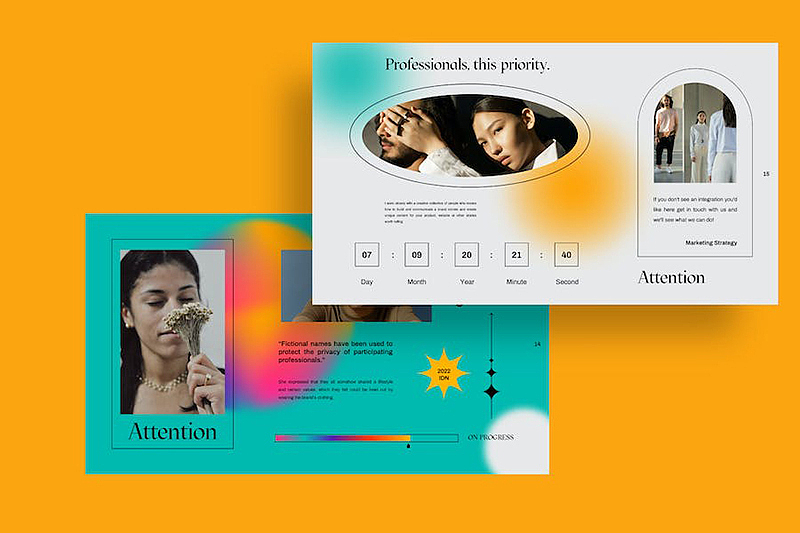 30页时尚精美品牌关注度活动策划营销多用途PPT模板