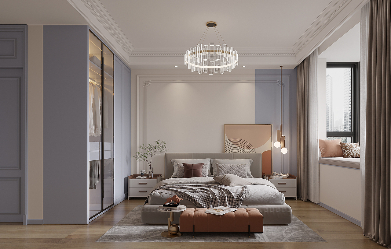 新鲜出炉-现代法式（图ZMzAxNzI1MjE2） - 家装设计 - 站酷设计师郸元表现原创素材 - 站酷ZCOOL