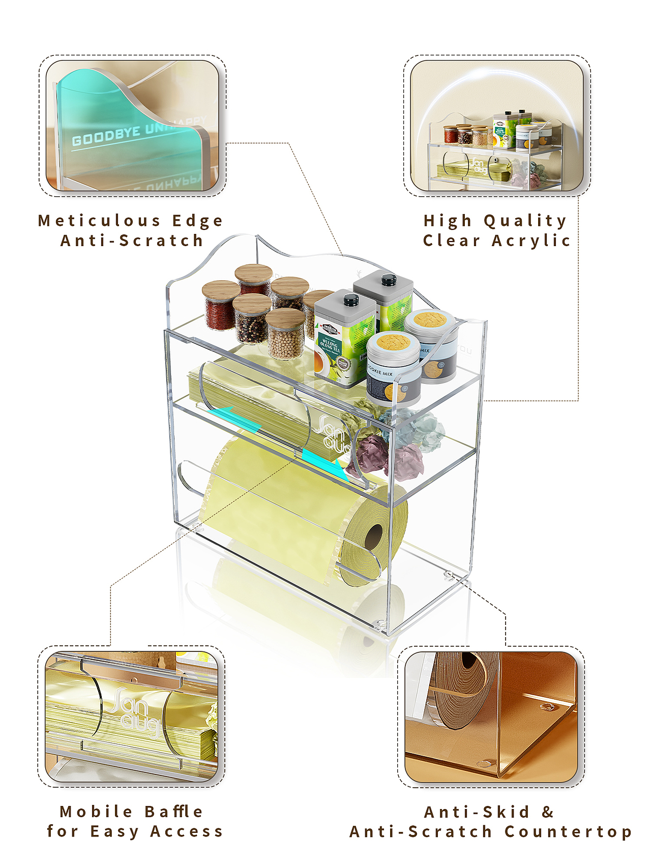 一款亚马逊收纳盒建模渲染（图ZMzQ4ODY2MTU2） - 产品 - 站酷设计师天语设计原创素材 - 站酷ZCOOL