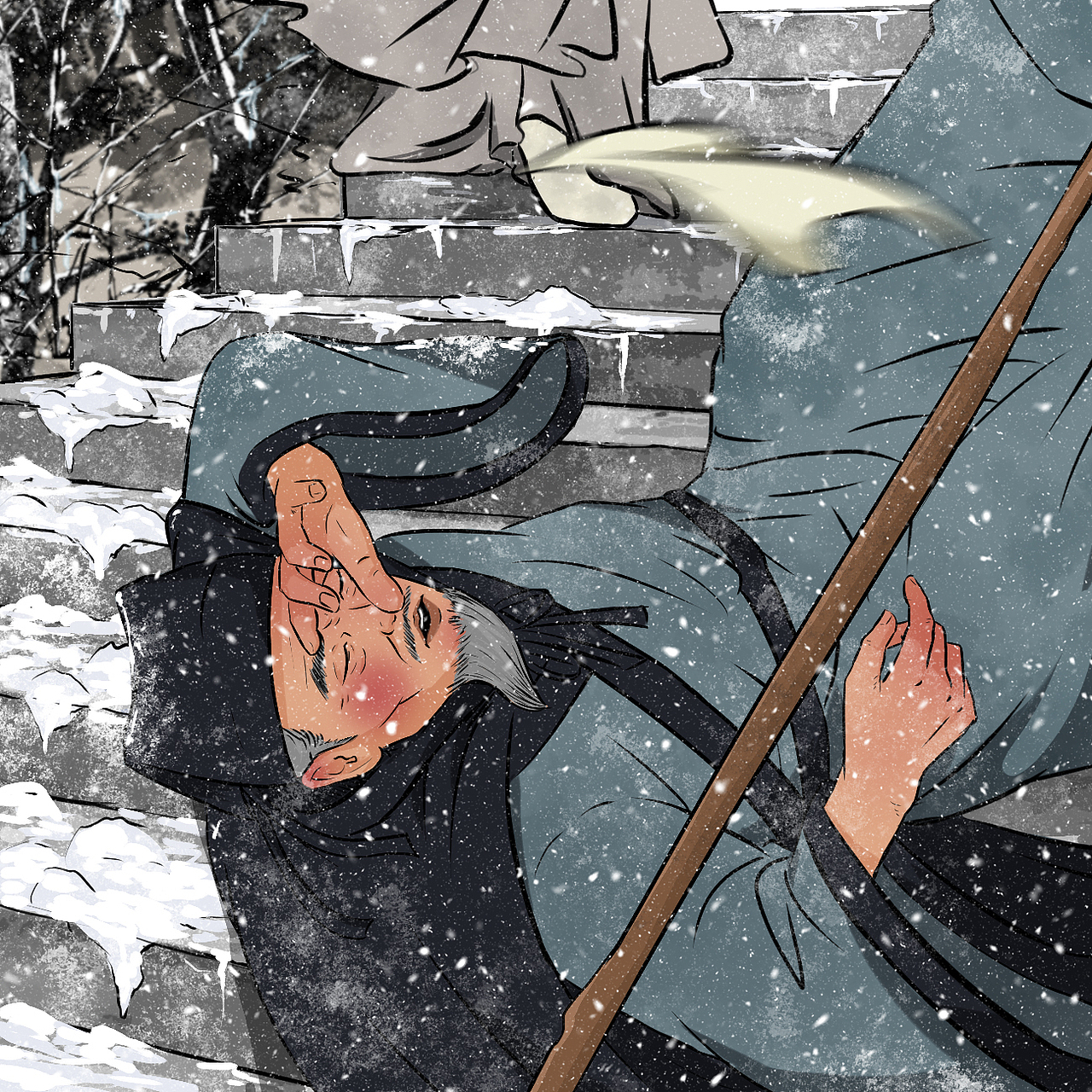 张家界莓茶故事之踏雪寻莓（图ZMzMzMDcyNzMy） - 动画片 - 站酷设计师秋半水原创素材 - 站酷ZCOOL