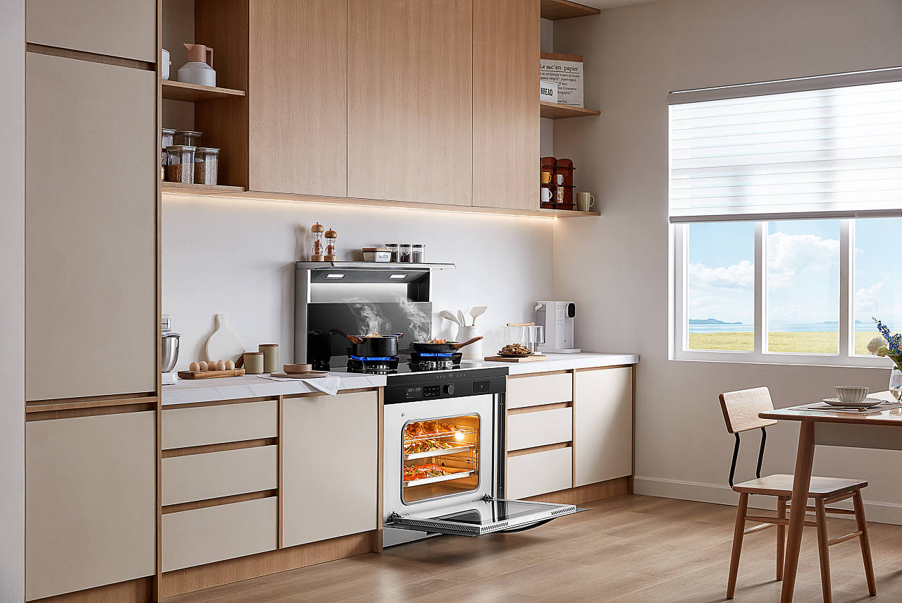 美的集成灶场景拍摄合集