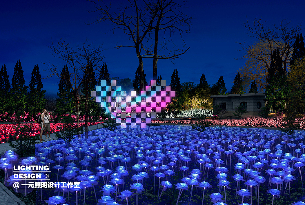 文旅照明 - 临夏东郊公园（图ZMzY2NTY4ODY0） - 景观设计 - 站酷设计师一元照明设计原创素材 - 站酷ZCOOL