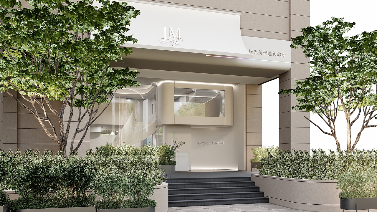 Creation Core 奶油风医美店（图ZMzMzODIyMTY0） - 商业空间设计 - 站酷设计师ChiuMo原创素材 - 站酷ZCOOL