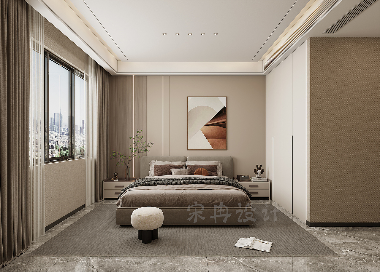 现代卧室设计--选出你喜欢的风格（图ZMzU1MDk0NjAw） - 家装设计 - 站酷设计师SR18110959558原创素材 - 站酷ZCOOL