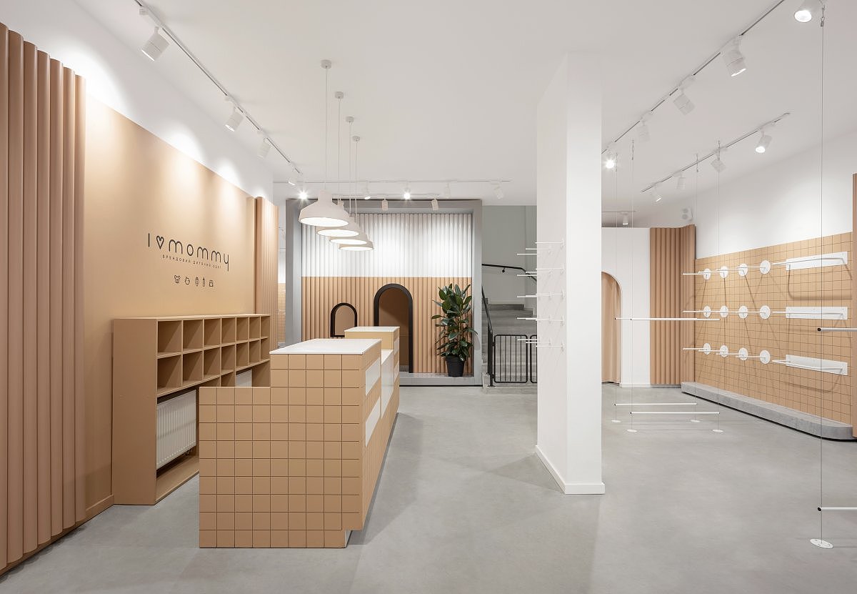 儿童服装店装修设计案例鉴赏——原木简约风格