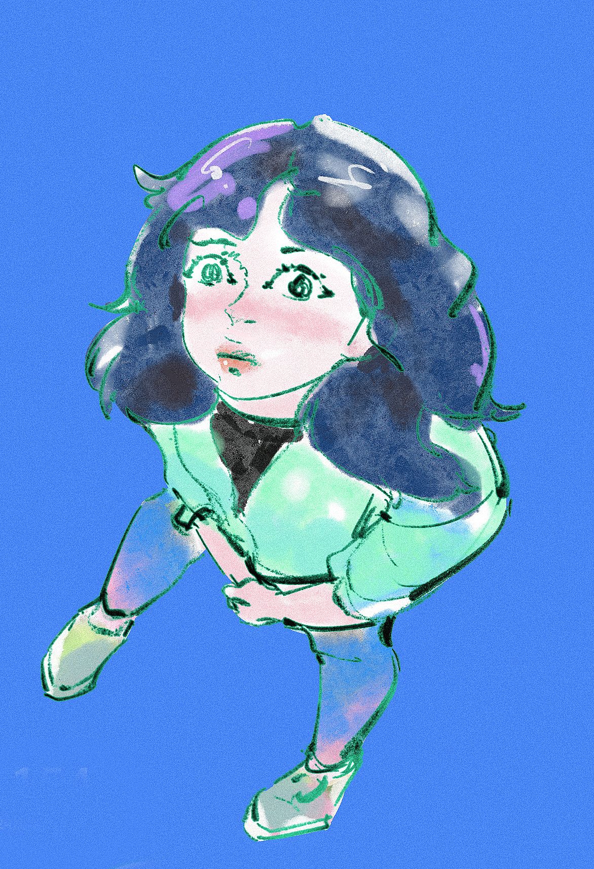 【人物隔日涂】101-172（图ZMzI2OTg5MzY0） - 创作习作 - 站酷设计师黑羊呀原创素材 - 站酷ZCOOL