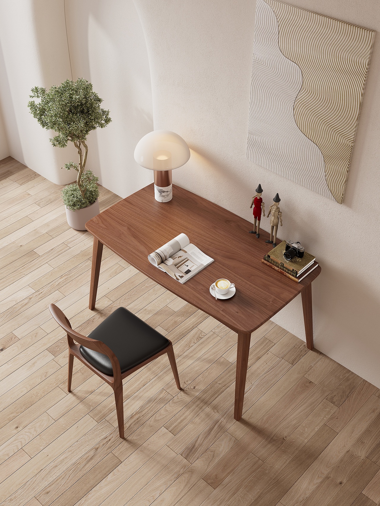 近期胡桃家具渲染（圖ZMzE1MDE3NTY4） - 其他三維 - 站酷設(shè)計(jì)師嚕啦咧嚕原創(chuàng)素材 - 站酷ZCOOL