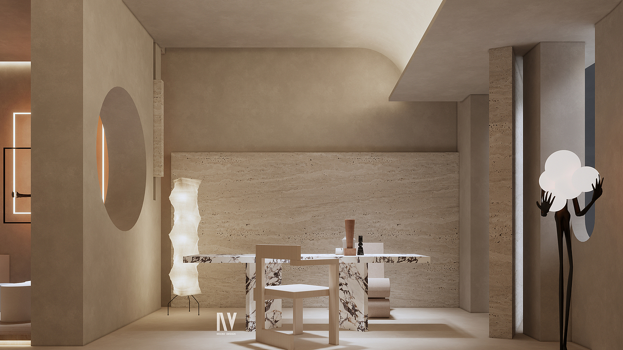 质朴的涂料展厅设计（图ZMzU4NzY4NDcy） - 商业空间设计 - 站酷设计师HEART方寸之间原创素材 - 站酷ZCOOL