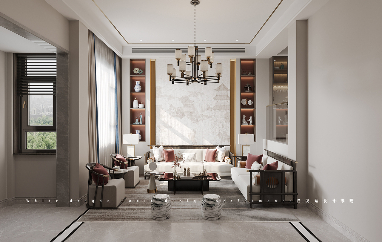 新中风格-白龙马效果图