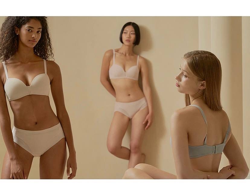 调整型内衣拍摄 舒适安全感文胸外模 家居风商业拍摄