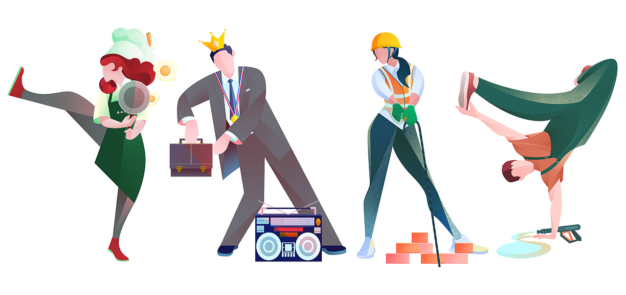 你就是熱烈（圖ZMzQ2OTk0NDQw） - 商業(yè)插畫 - 站酷設(shè)計(jì)師稻谷里原創(chuàng)素材 - 站酷ZCOOL