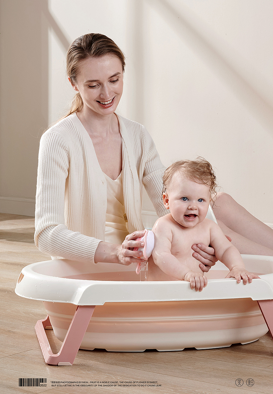 洗澡澡呀 - 一组婴儿浴盆拍摄
