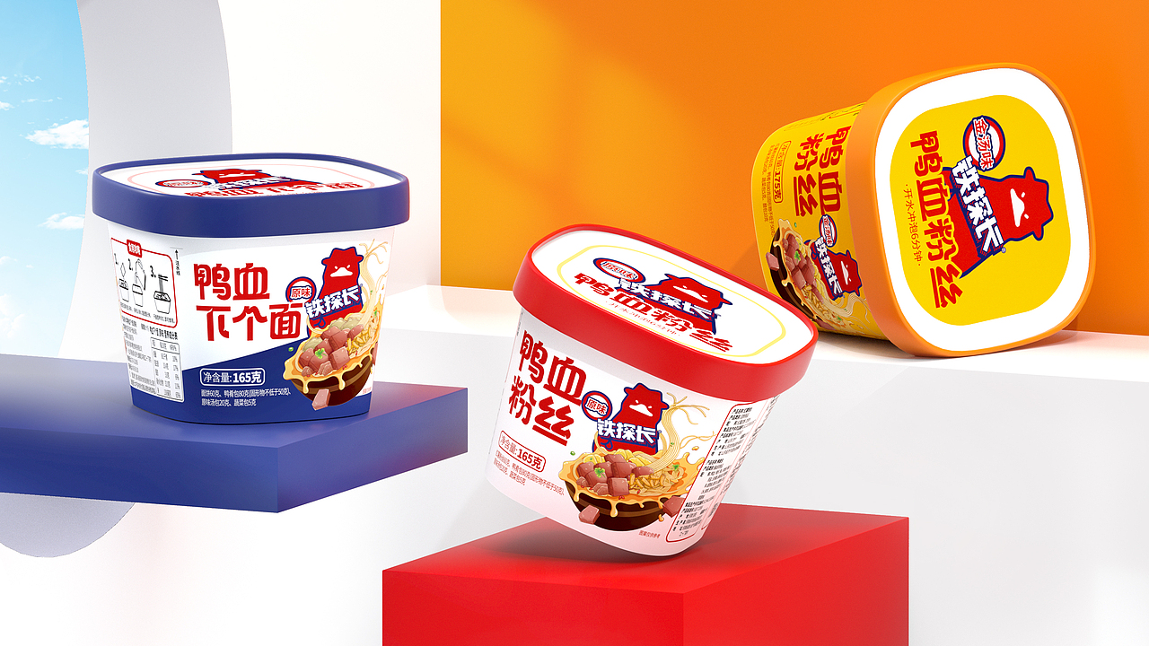 妙创品牌设计:鸭血粉丝包装设计