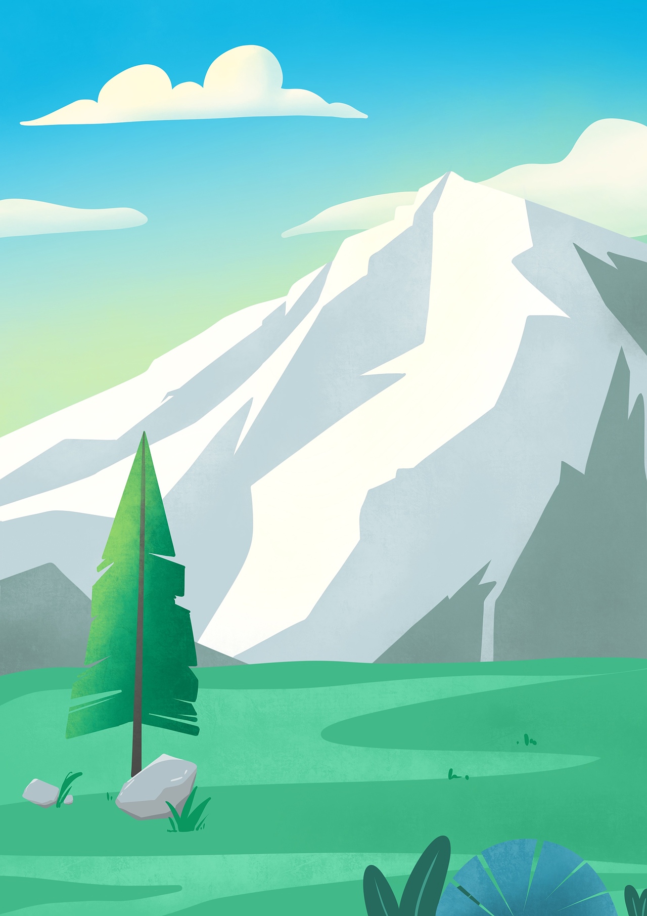 扁平风景系列（图ZMzMxNzgzODAw） - 创作习作 - 站酷设计师三三YM原创素材 - 站酷ZCOOL