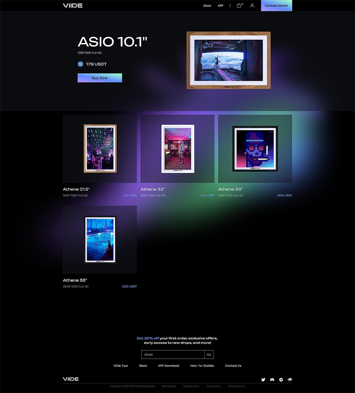 NFT hardware product web&app design