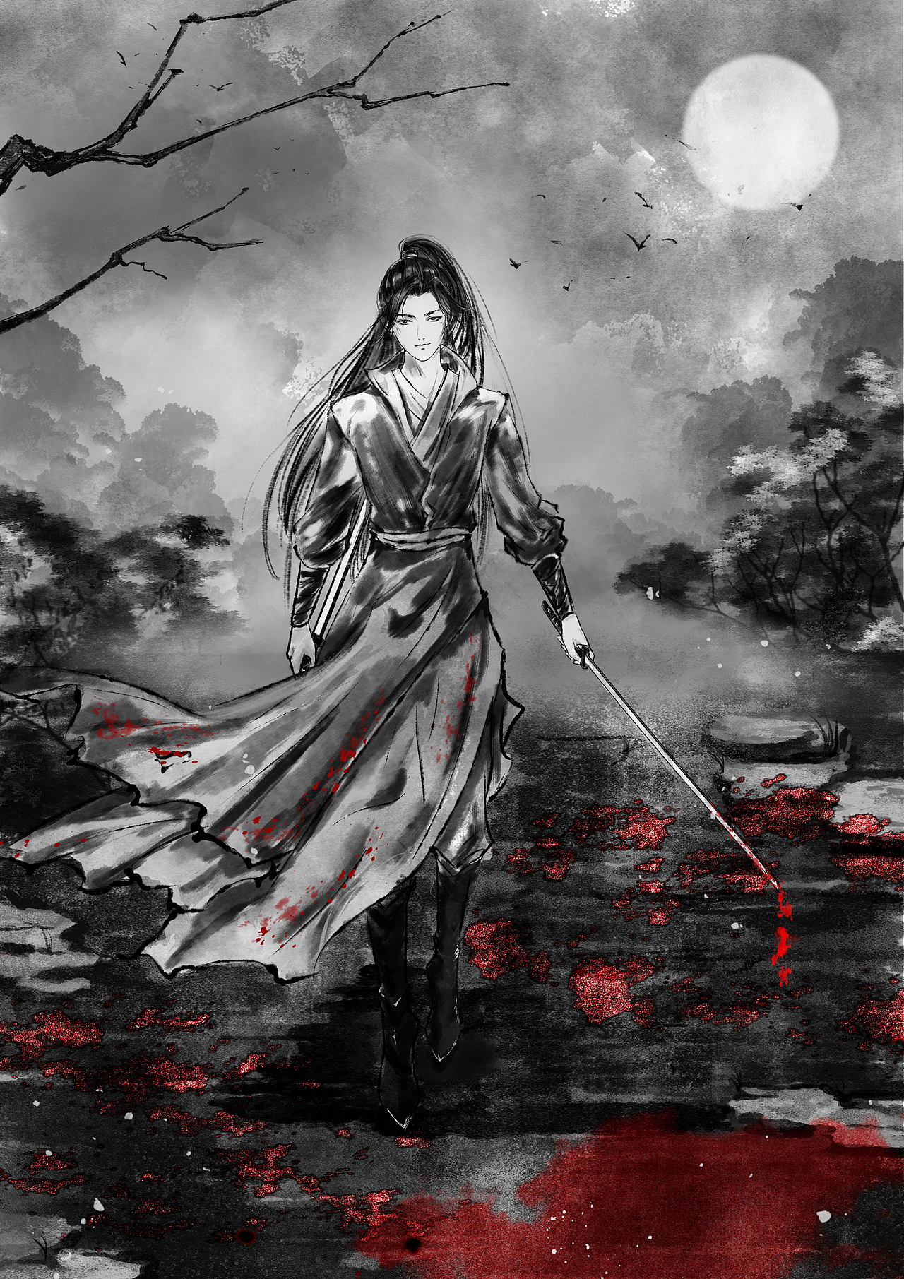 《督主有病》同人插画（图ZMzQzNTAxNjA0） - 商业插画 - 站酷设计师画画的晖言原创素材 - 站酷ZCOOL
