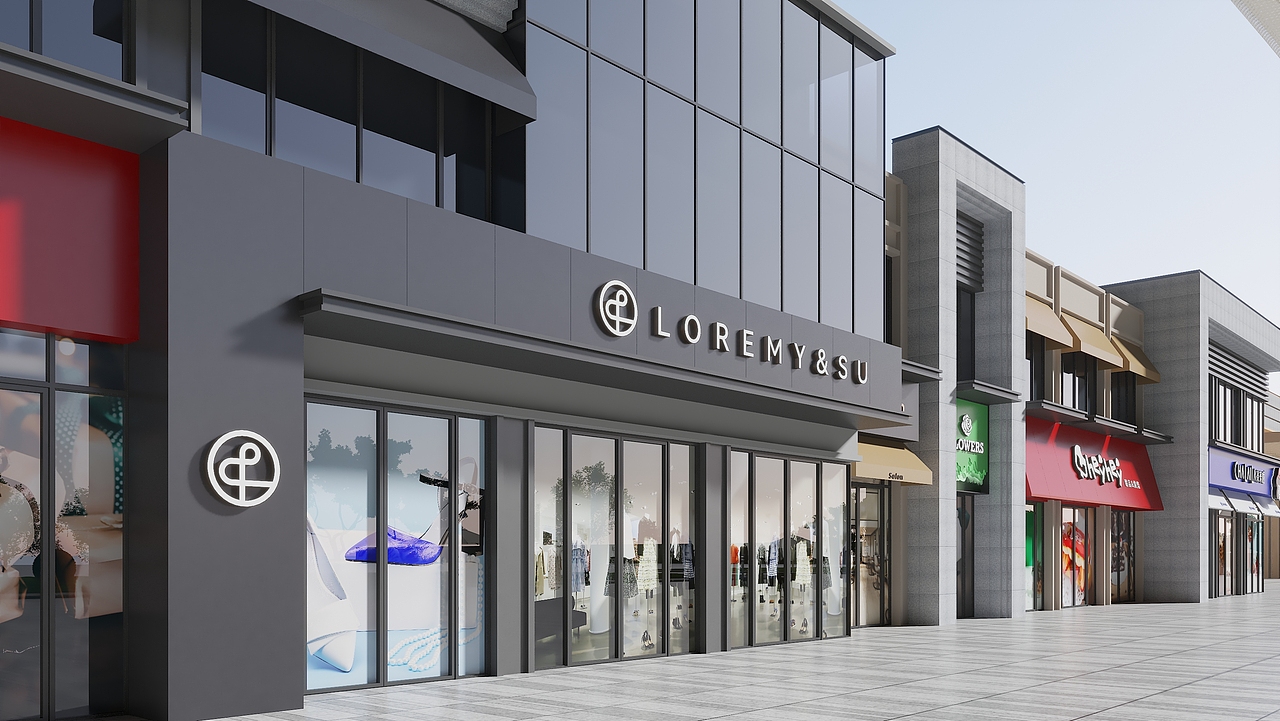 商铺包装 | 滨江潮鸣沿街商铺包装（图ZMzQ4NjI4NzY4） - 景观设计 - 站酷设计师火点设计_HOTDOT原创素材 - 站酷ZCOOL