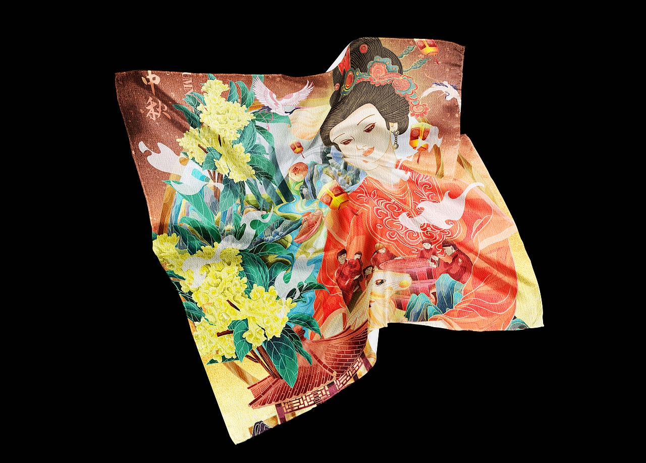 中秋节插画包装（图ZMzE2MzM3MTg0） - 商业插画 - 站酷设计师木木子MU原创素材 - 站酷ZCOOL