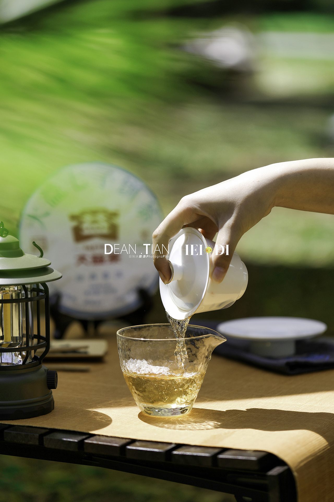 【DT瑞冰摄影室】经典生茶357g-户外