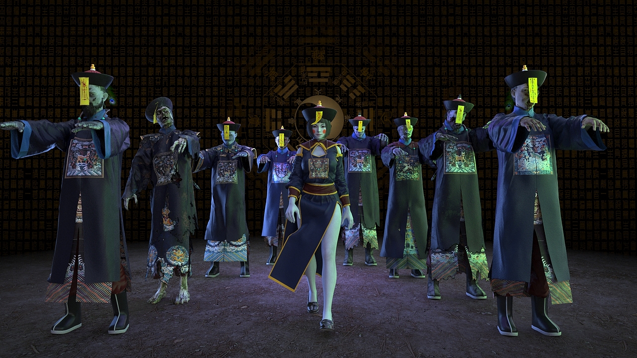 清朝女僵尸（圖ZMzY3ODM4MjUy） - 動畫/影視 - 站酷設(shè)計師栺尖荢宙原創(chuàng)素材 - 站酷ZCOOL