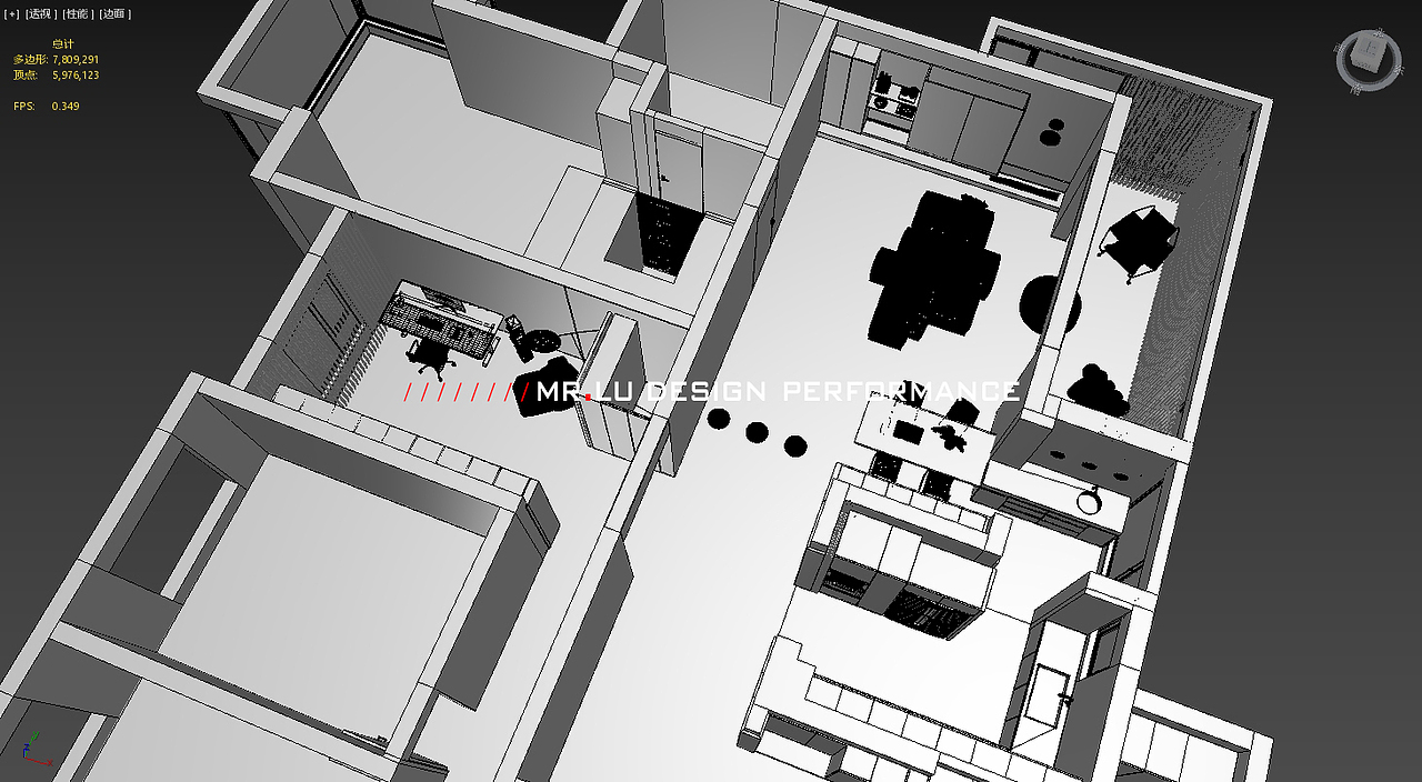 现代极简风格效果图表现