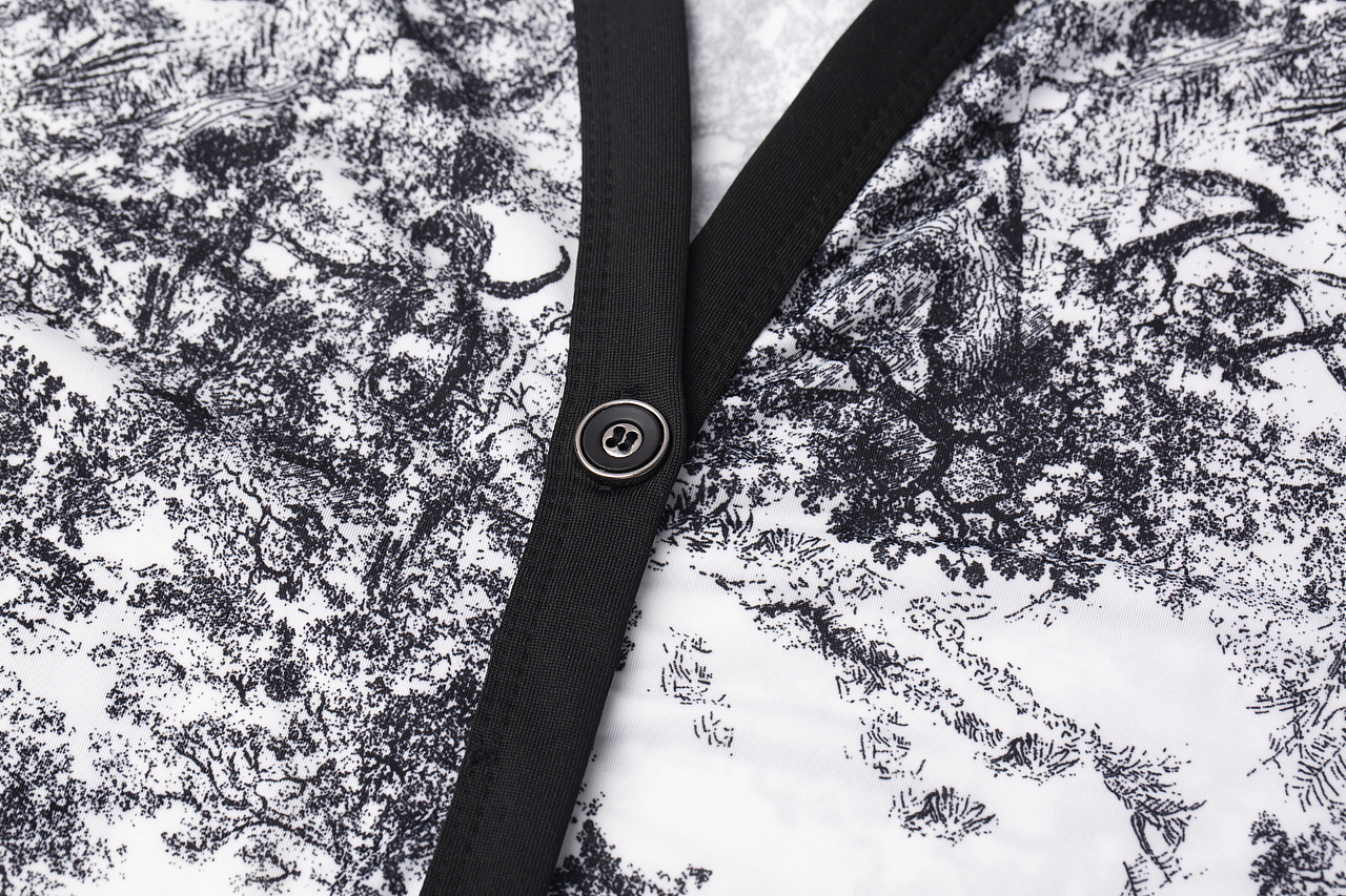 国潮水墨画居家睡衣