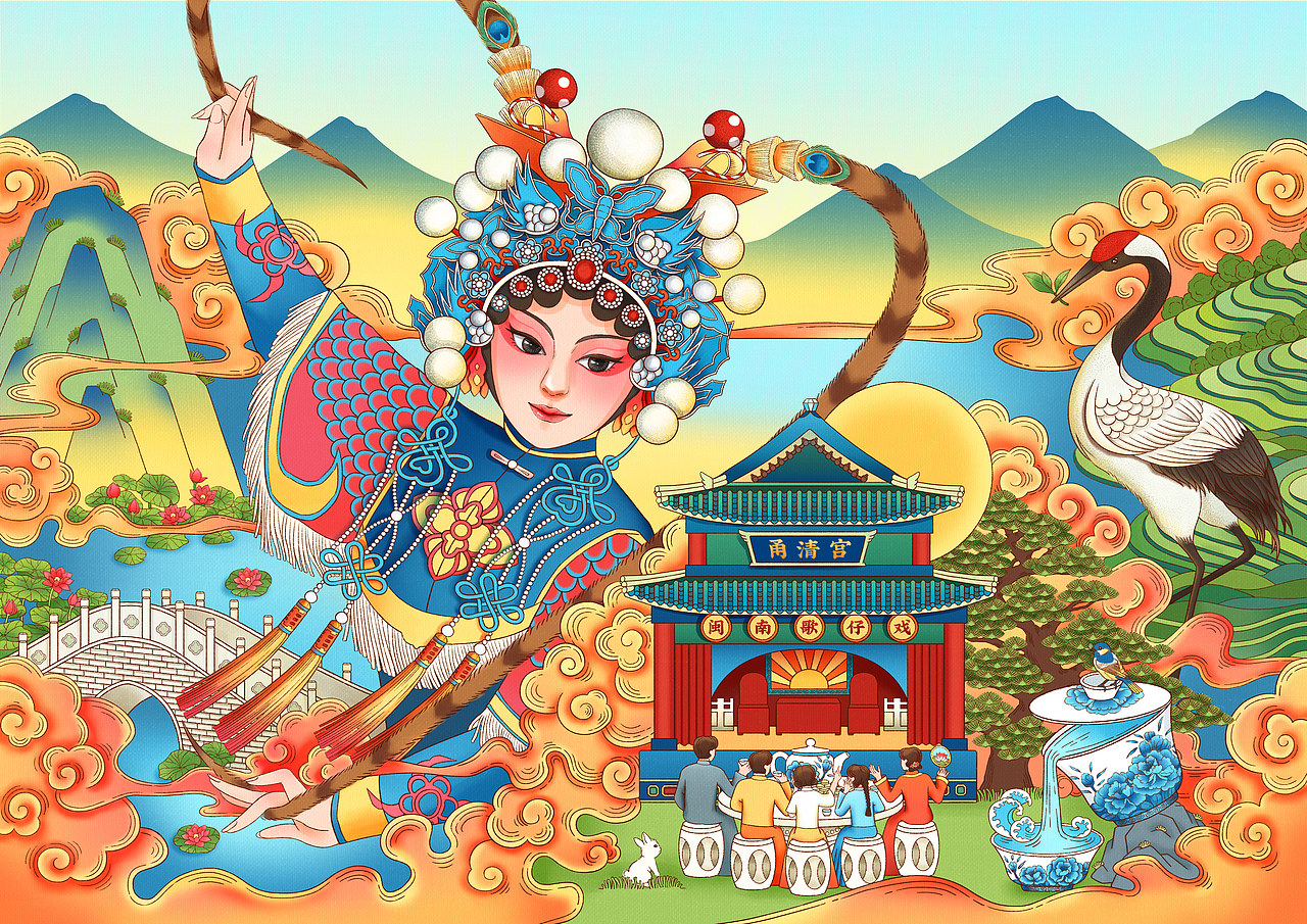 漳州文创-国潮茶叶礼盒