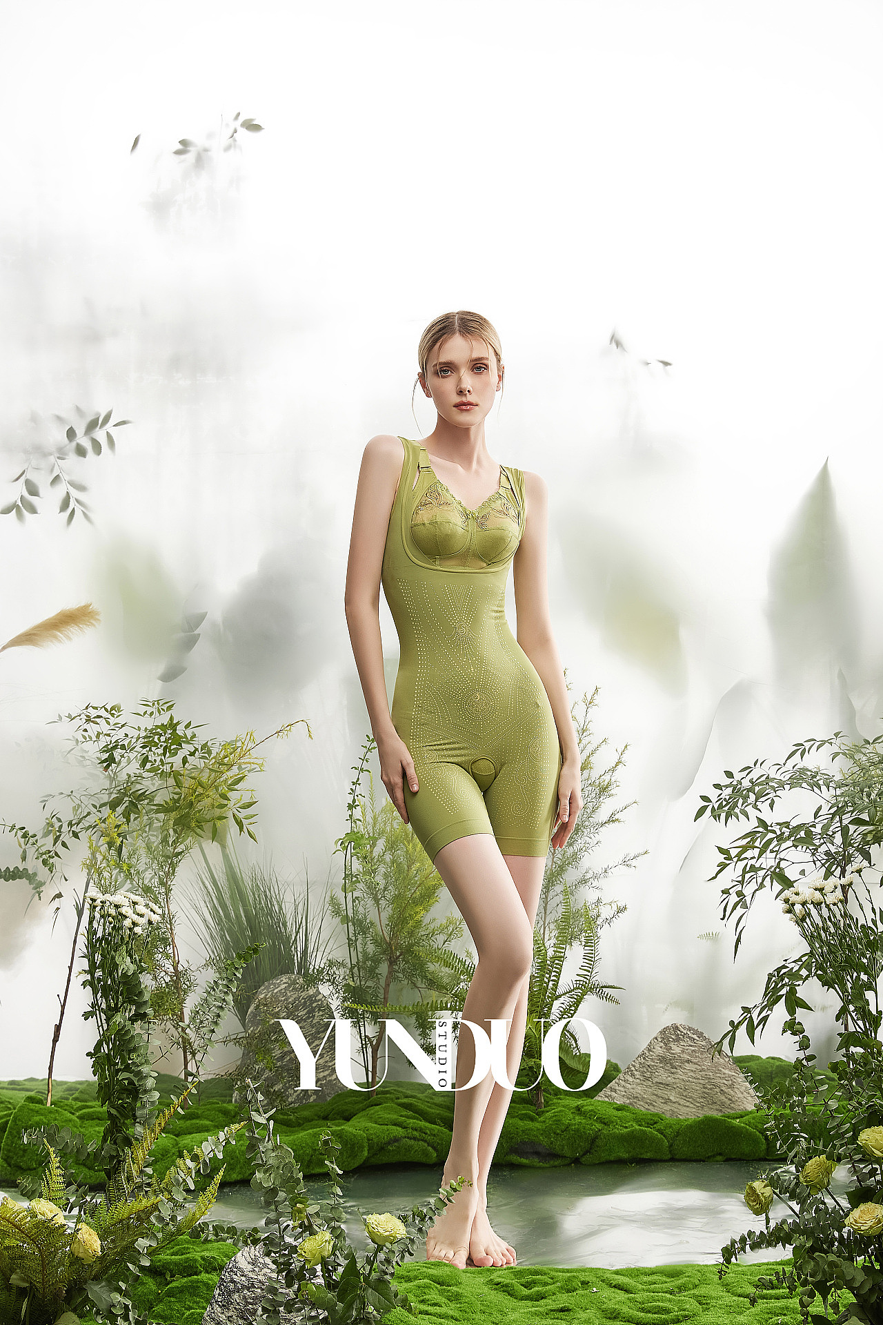 品牌内衣 塑身衣拍摄 爱美莱-茜木