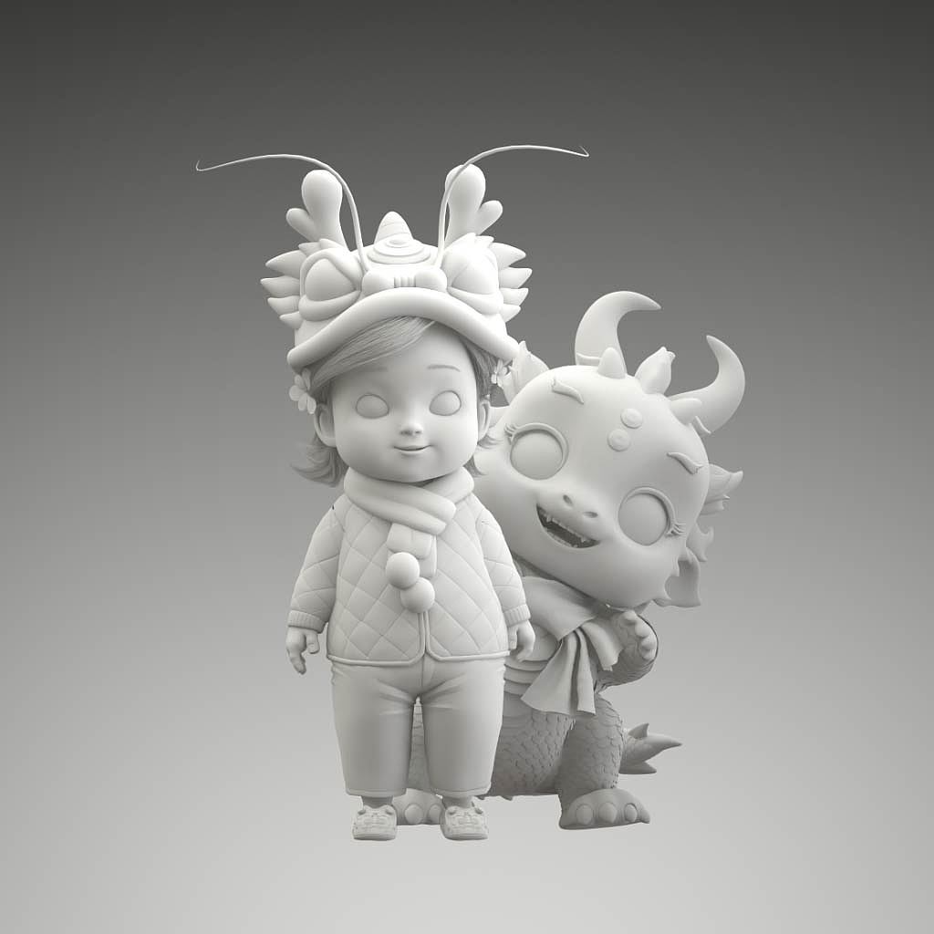 maya卡通角色 卡通IP造型设计 卡通人物 三维建模（图ZMzU5OTcyMDQ4） - 动画/影视 - 站酷设计师老山羊的家原创素材 - 站酷ZCOOL