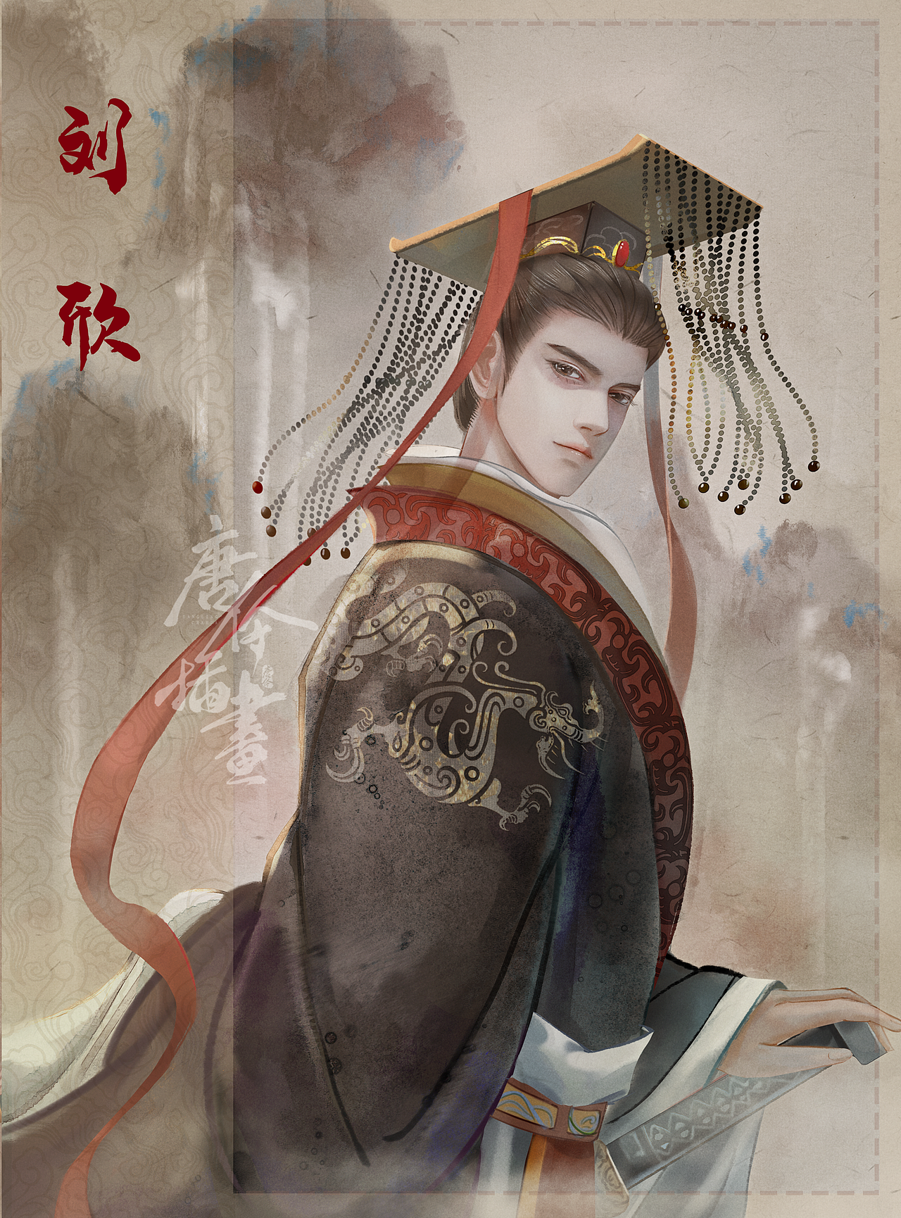 帝王图鉴-江山如画（图ZMzIxMjk4ODQw） - 艺术插画 - 站酷设计师唐伶Ler原创素材 - 站酷ZCOOL