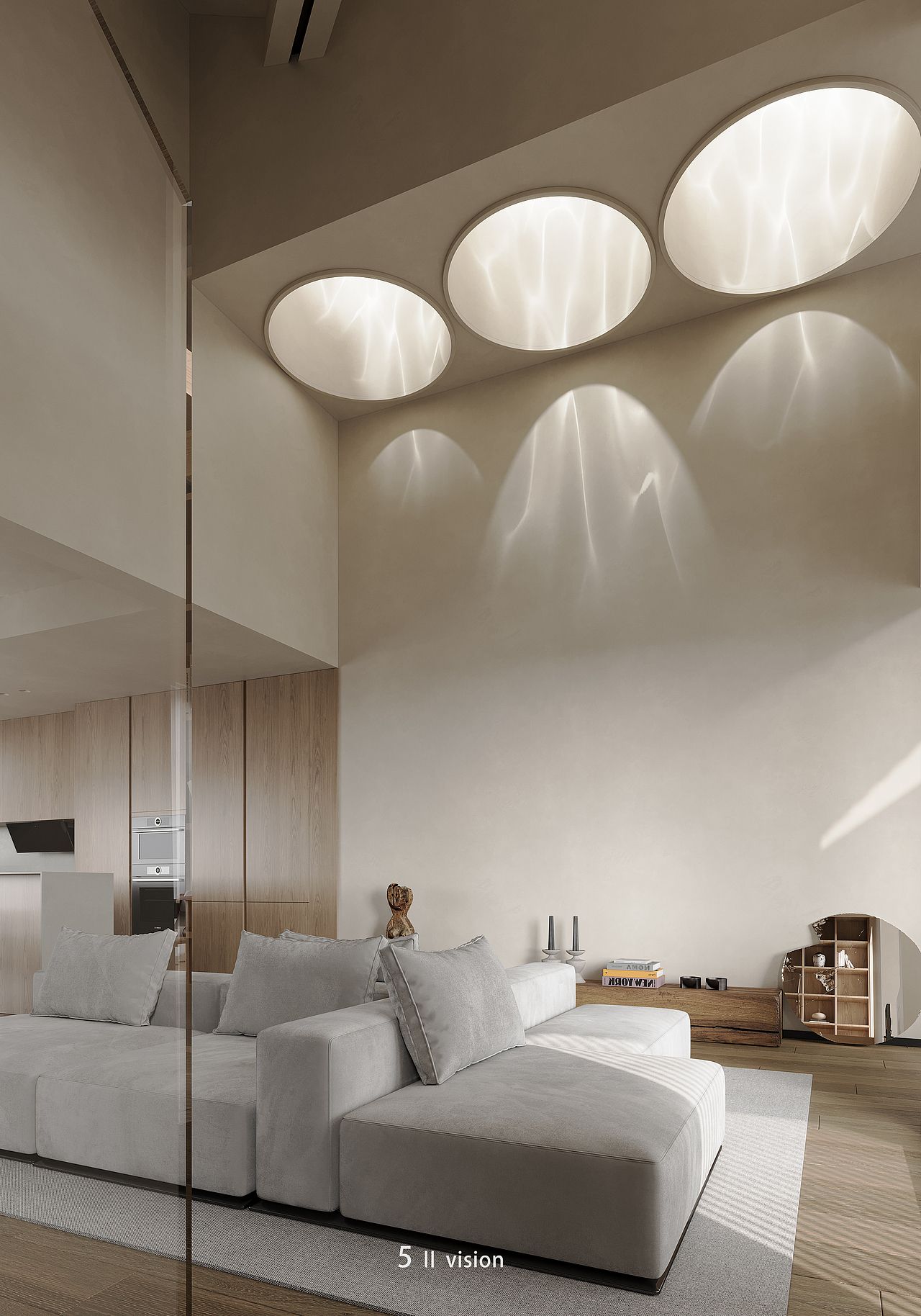 效果图表现——奶油实木风 5Ⅱ vision