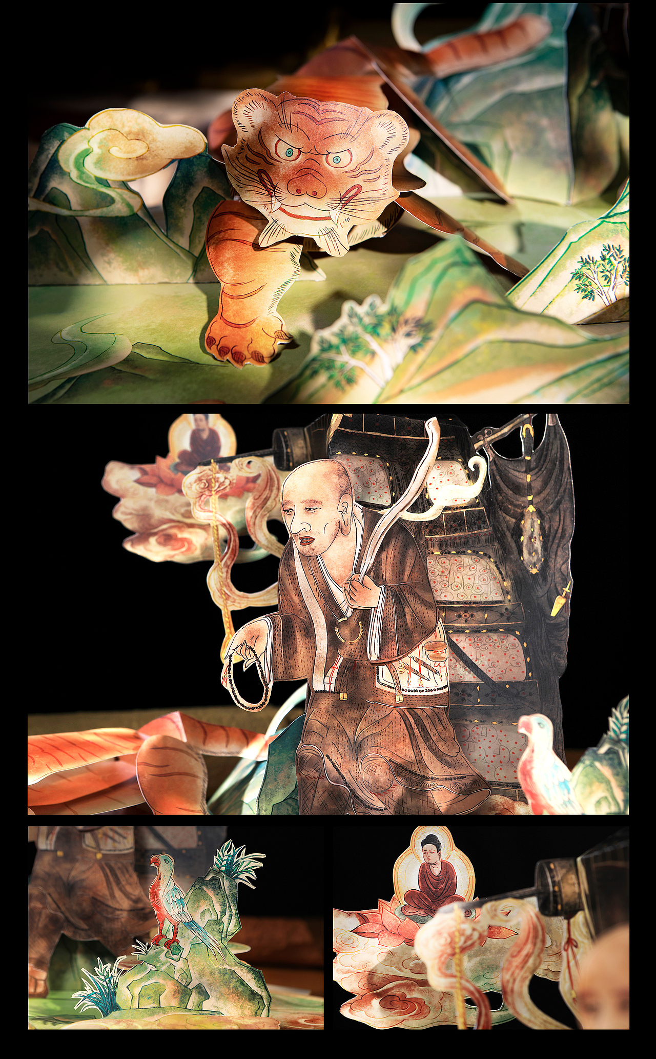 《敦煌文物》立体书｜祭驴文·伴虎行脚僧（图ZMzQxMDQ5NjQw） - 书籍/画册 - 站酷设计师春雨贵如施搭搭原创素材 - 站酷ZCOOL