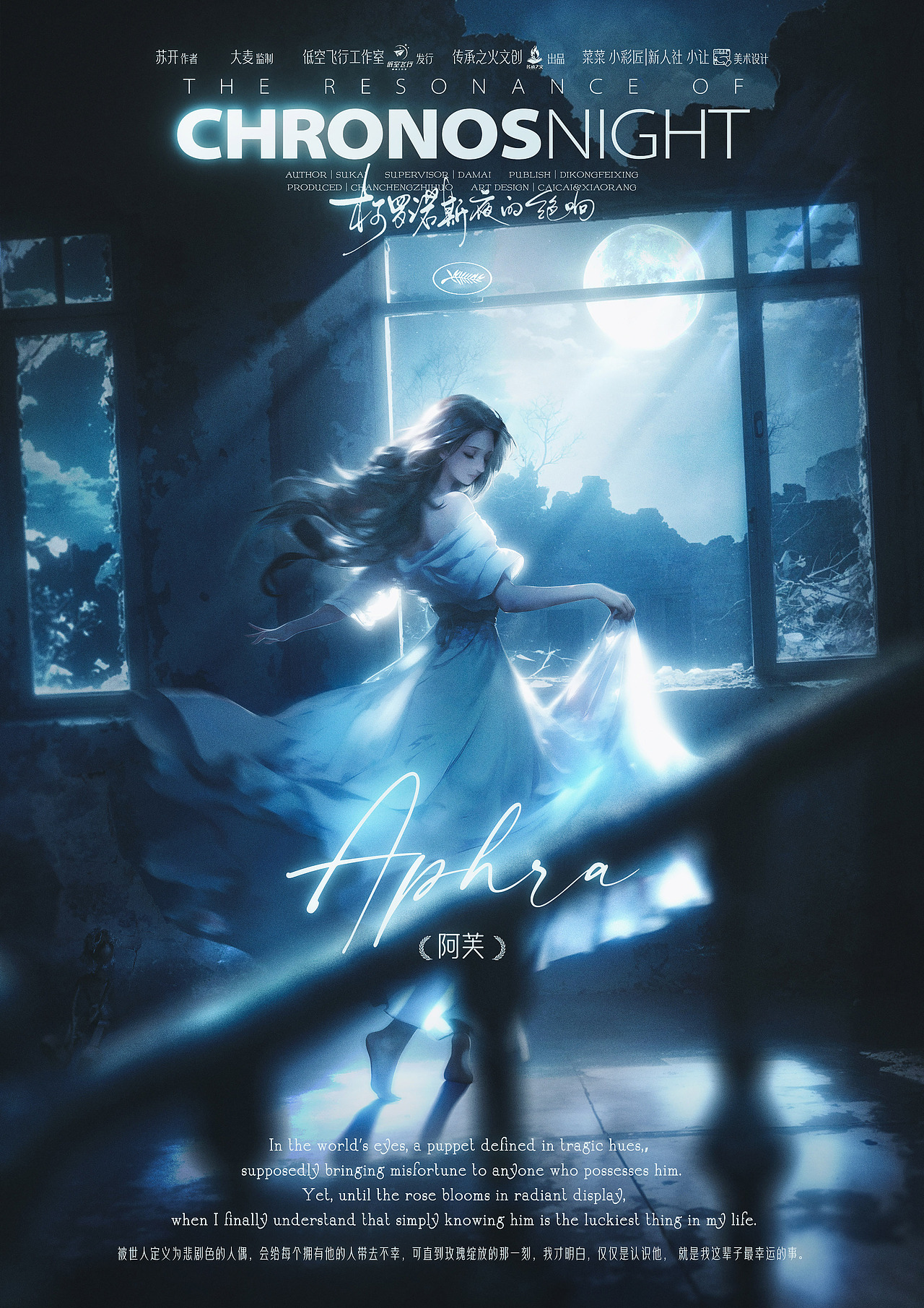 【海报设计】《柯罗诺斯夜的绝响》剧本人物设计