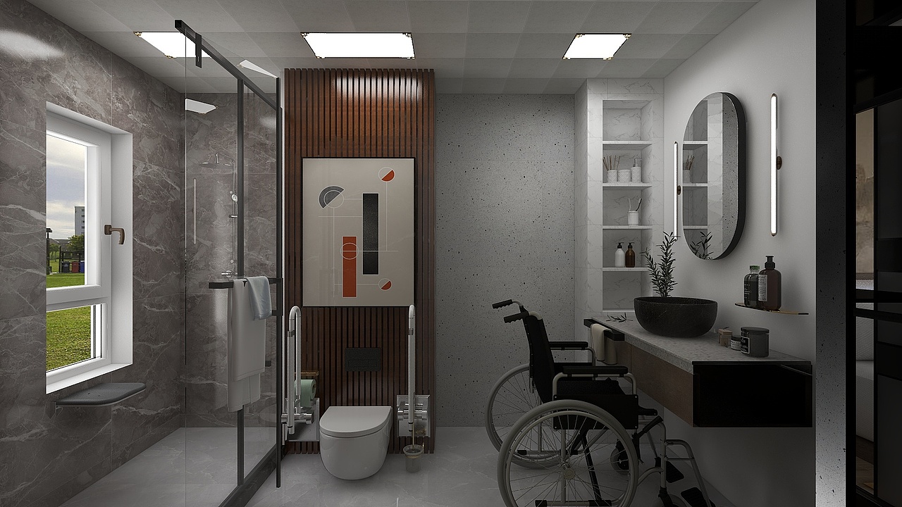 小户型适老化（图ZMjk4OTU4NjQ0） - 家装设计 - 站酷设计师西帅123原创素材 - 站酷ZCOOL