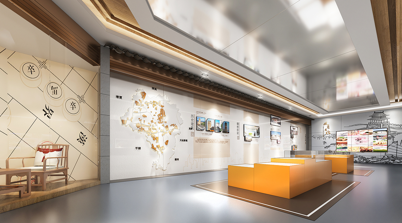展厅设计-某展览馆历史区部分