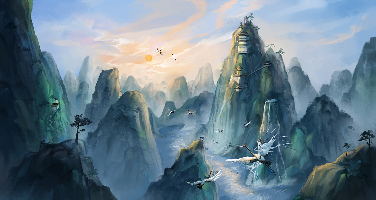 古风伪厚涂年度总结（图ZMzY0MjkyMjgw） - 艺术插画 - 站酷设计师小赞恩原创素材 - 站酷ZCOOL