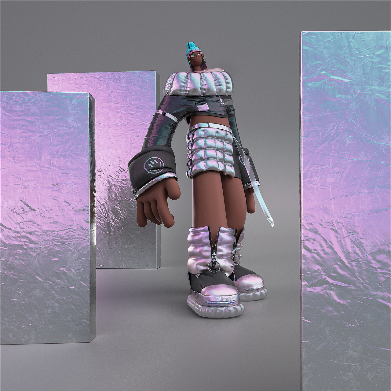 三维原创角色 / 虚拟服饰（图ZMzI5Njk2NTky） - 人物/生物 - 站酷设计师王小羊der原创素材 - 站酷ZCOOL