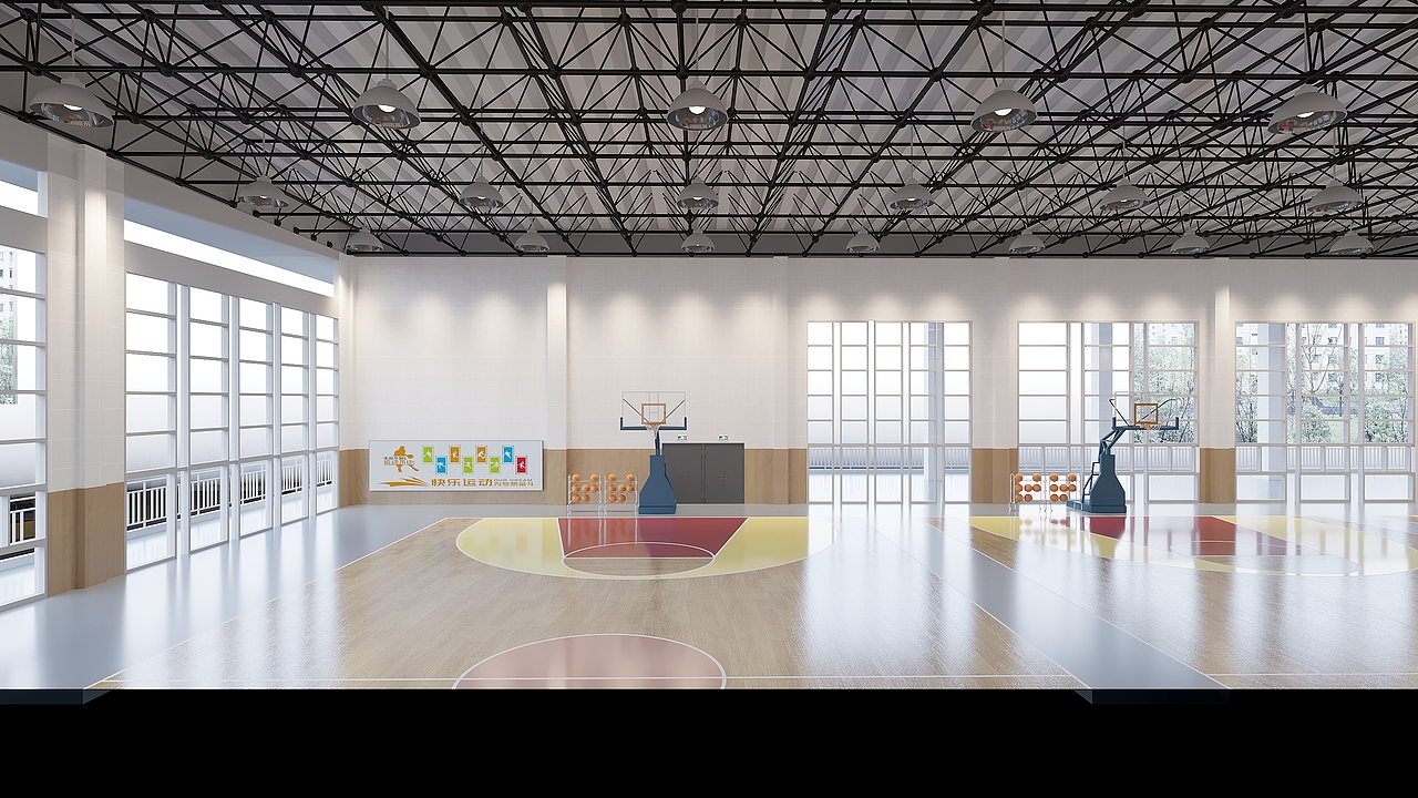 校园体育馆舞台装修设计升级改造