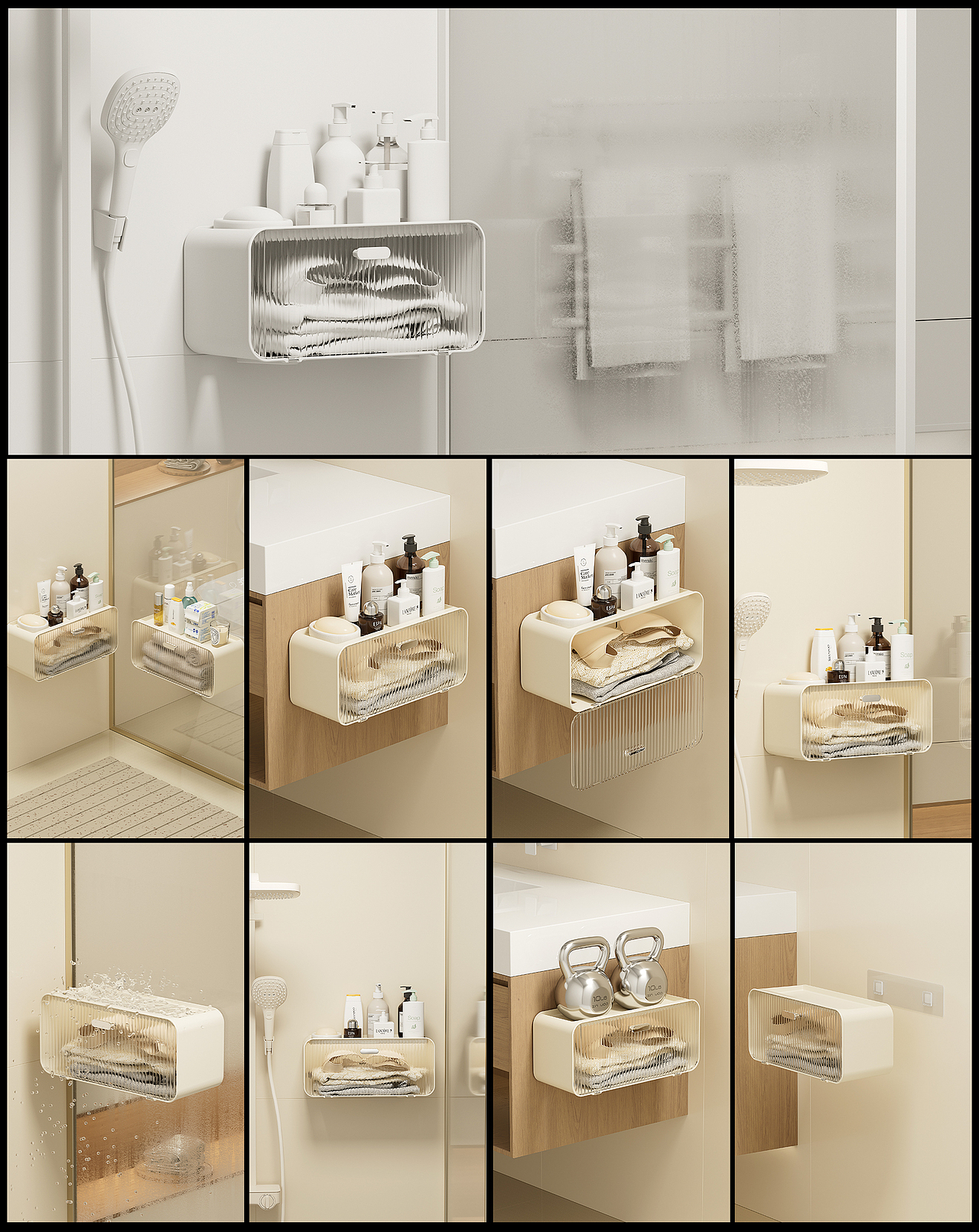 工作渲染分享-家居日用产品（奶油风）（图ZMzUwMDc3MTYw） - 产品 - 站酷设计师国民村草原创素材 - 站酷ZCOOL