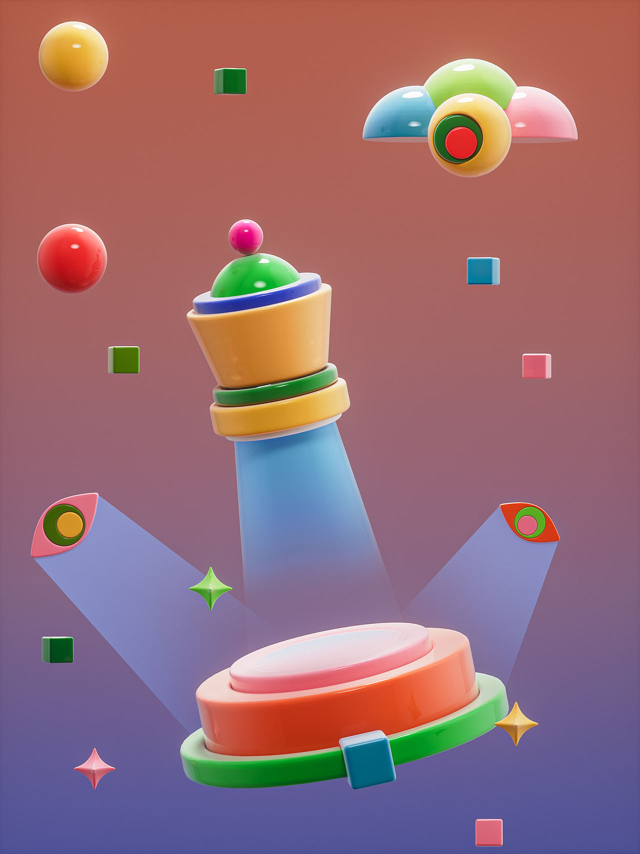 Posterlife 2023 3D v4（图ZMzQzMTEyMTg4） - 其他三维 - 站酷设计师周周的奇妙冒险原创素材 - 站酷ZCOOL