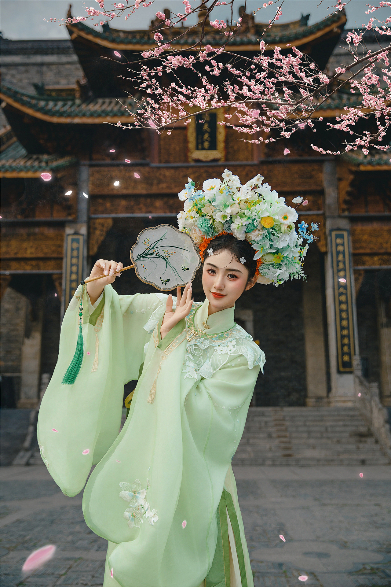 今生带花,来世是漂亮!💕簪花