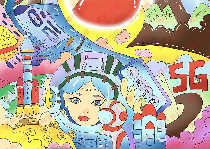 学生电脑绘画绘图作品信息素养活动作品制作设计2313