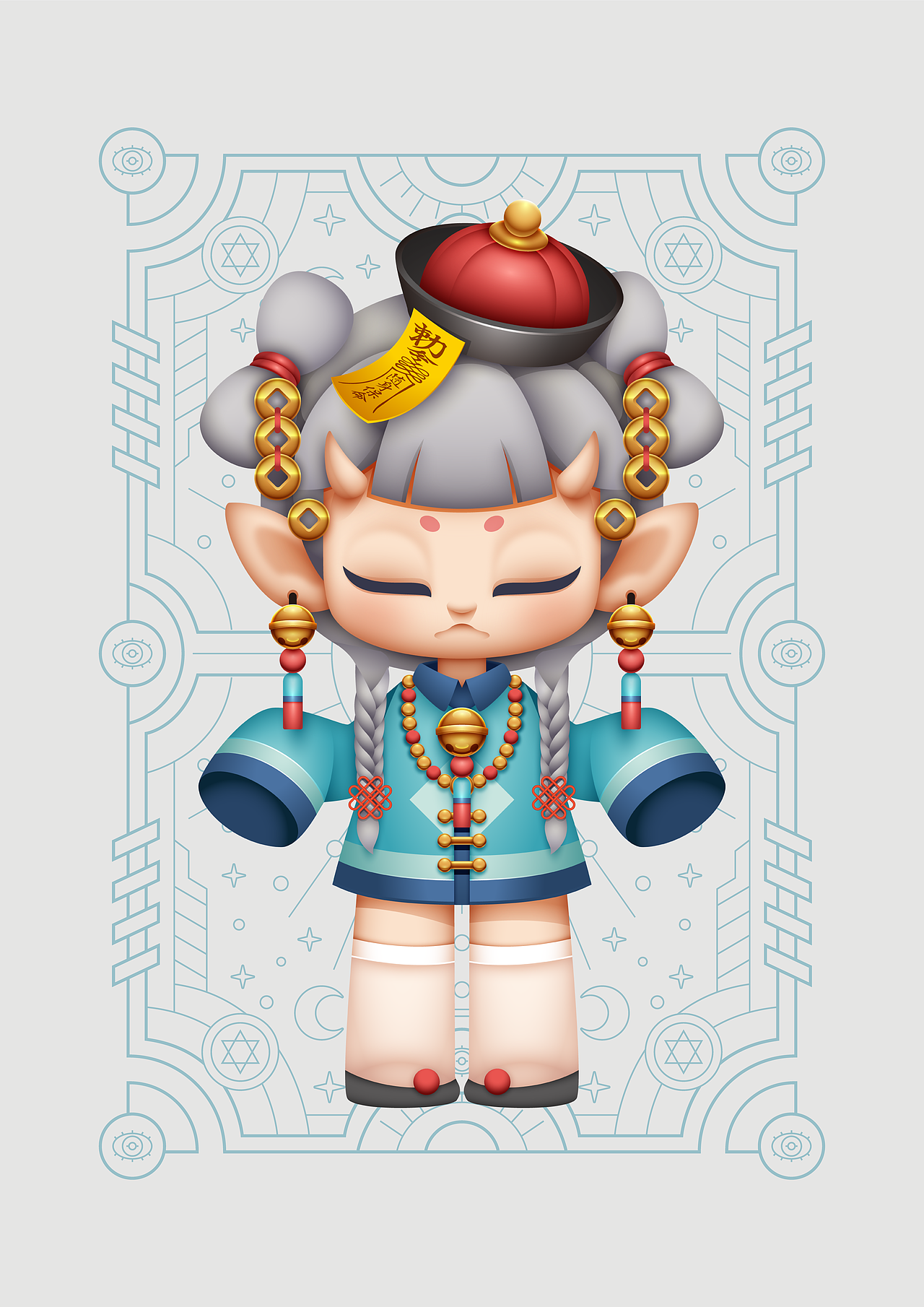 女妖纯爱团（图ZMzQ2MjczOTAw） - IP形象 - 站酷设计师狂奔的包子插画铺原创素材 - 站酷ZCOOL