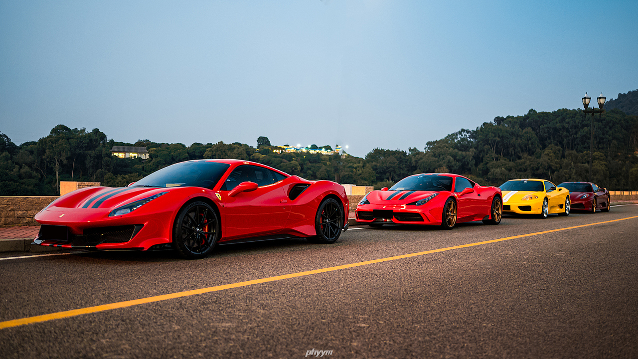 汽車攝影：法拉利旗艦 四代同堂（圖ZMzY5MTk0NjUy） - 產(chǎn)品攝影 - 站酷設(shè)計(jì)師phyym玉米原創(chuàng)素材 - 站酷ZCOOL
