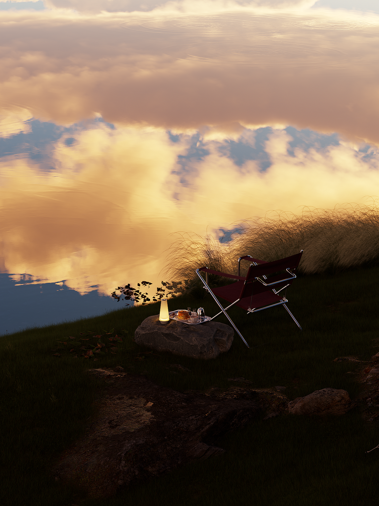 corona台灯设计与建模渲染