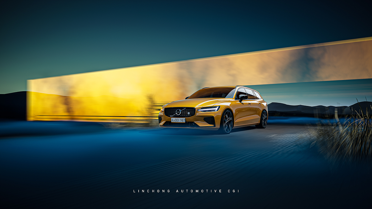 UE5 Volvo V60（图ZMzU2NjU3Njky） - 机械/交通 - 站酷设计师Tommy_林冲原创素材 - 站酷ZCOOL