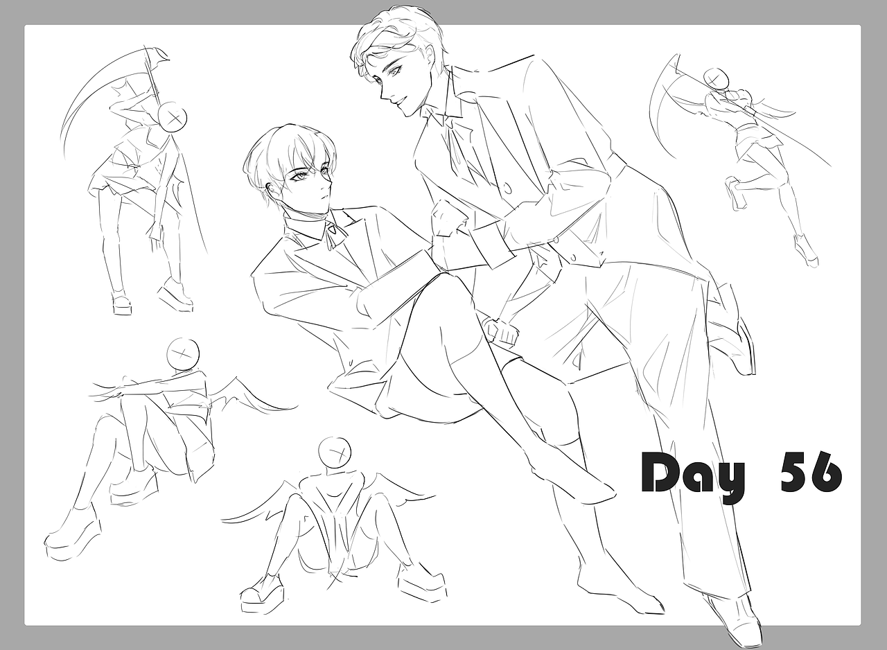 #速写60天挑战赛# Day56 @速写班长（图ZMjk4ODAzMzk2） - 创作习作 - 站酷设计师光城祭原创素材 - 站酷ZCOOL