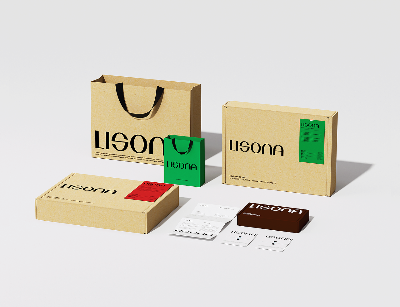 LISONA服装品牌VI设计(图ZMzY4NjAzNjQ4) - 品牌 - 站酷设计师FungoDesign原创素材 - 站酷ZCOOL