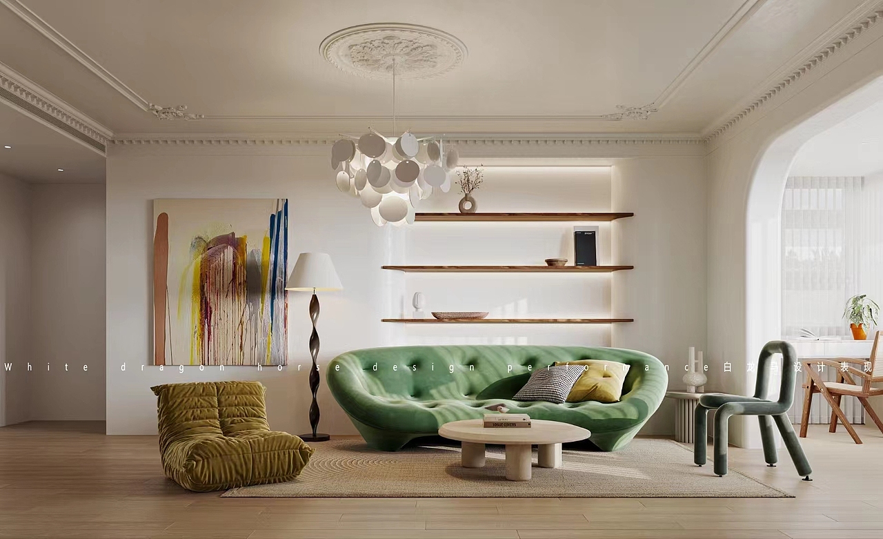 法式——白龙马效果（图ZMzQ3MTczMzAw） - 家装设计 - 站酷设计师一只小娄娄原创素材 - 站酷ZCOOL