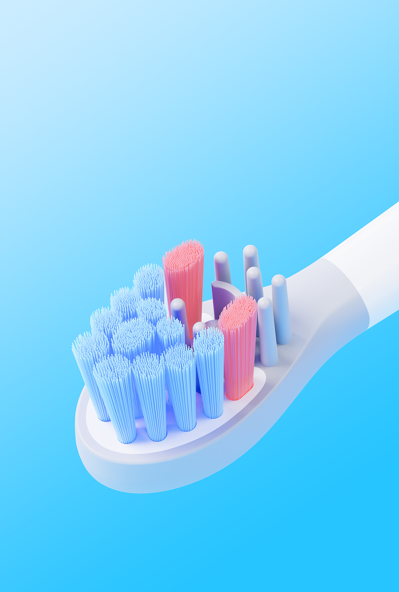 Blender三维建模渲染+设计-电动牙刷